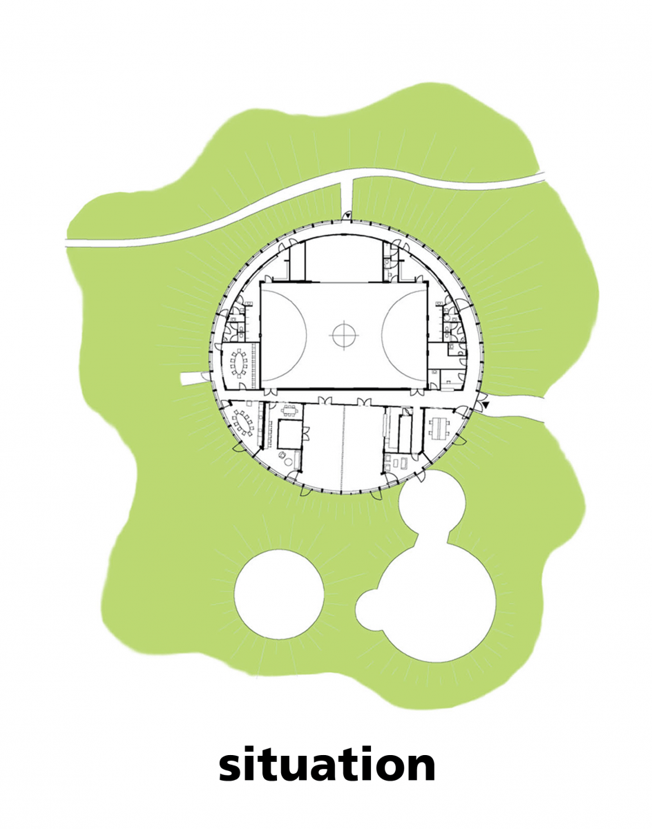 Marlies Rohmer, buurtpaviljoen, Panorama, Veenendaal, energieneutraal, hout, circulair, aluminium, gymzaal, buurthuis, groen dak, PV panelen