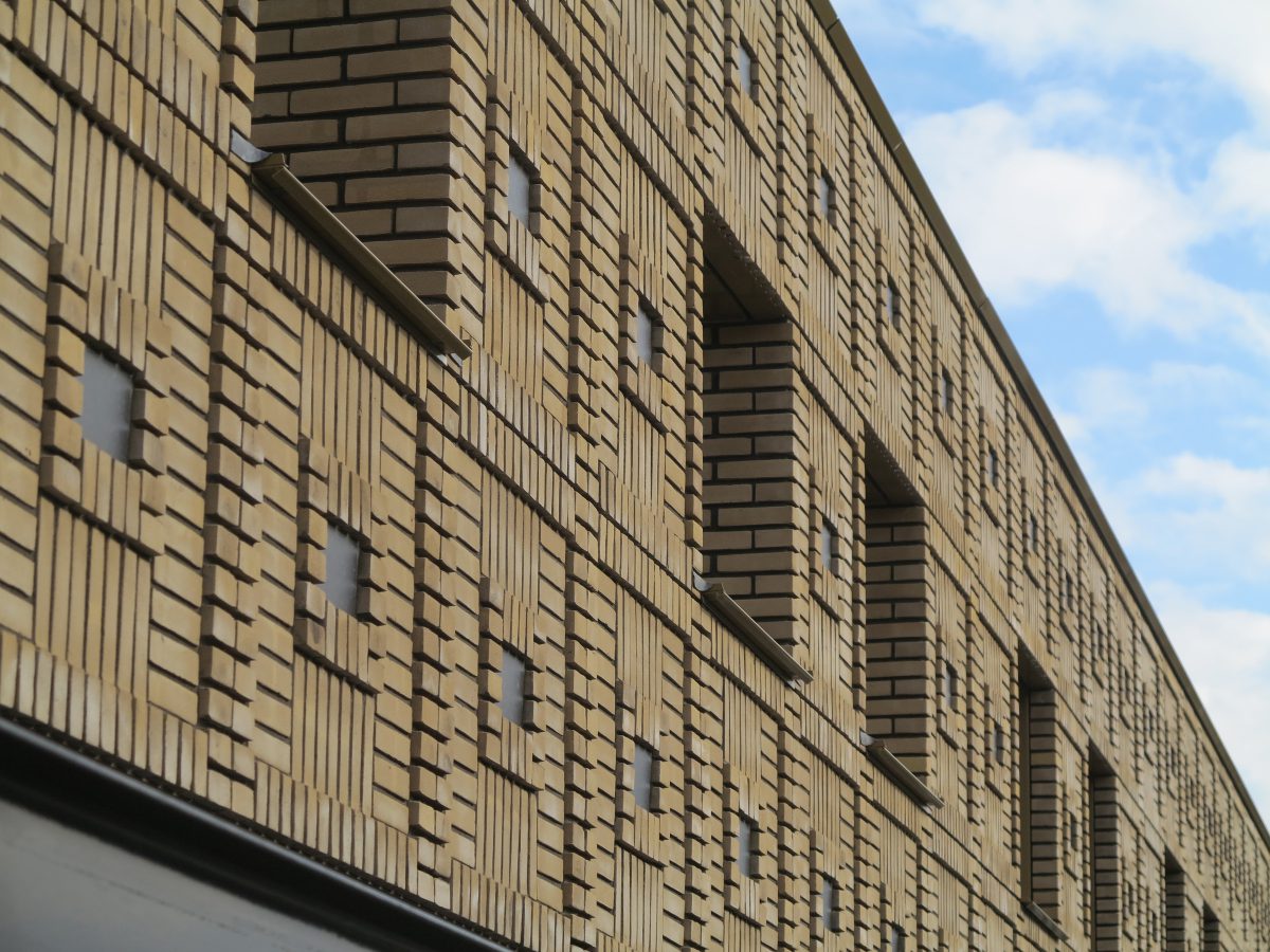 Marlies Rohmer, Berflo Es, Hengelo NL, housing, masonry patterns