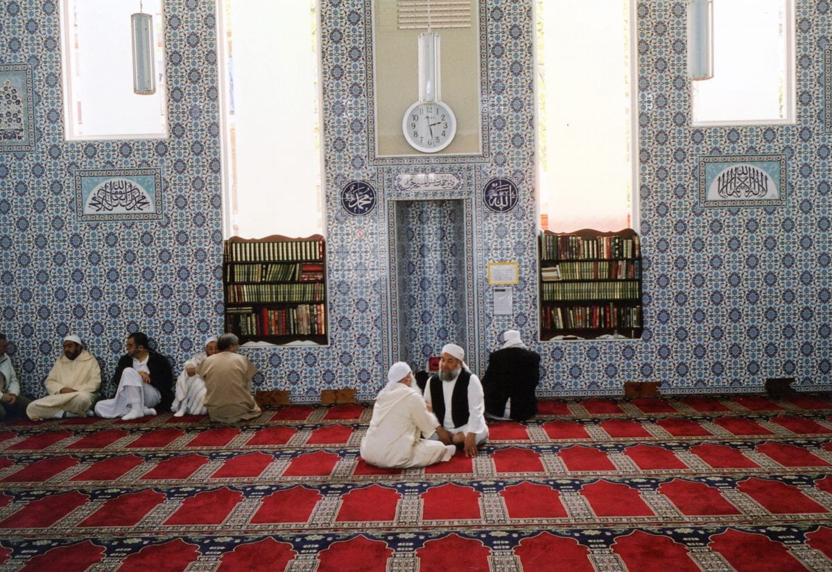 Marlies Rohmer, De Verbinding, multi-mosque building, Fusion, Joubertstraat Amsterdam, masonry pattern, Turkish mosque, Moroccan mosque, open masonry, brick, glass bay window